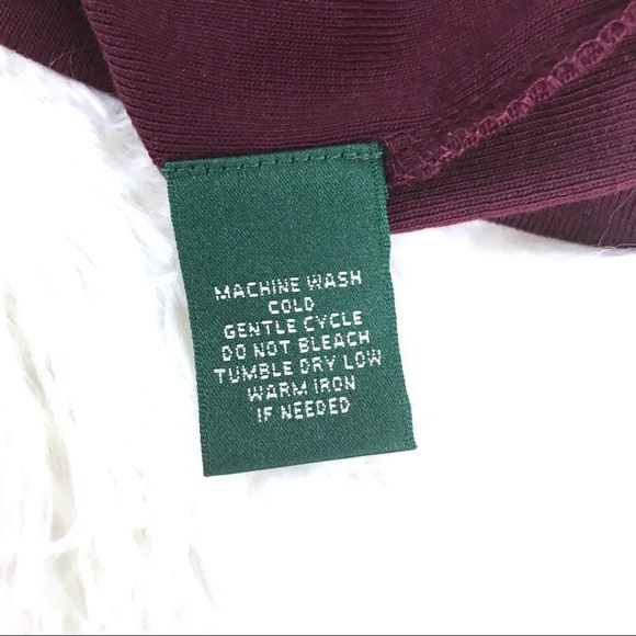 Lauren Ralph Lauren burgundy buckle dress SZ M - Picture 6 of 8